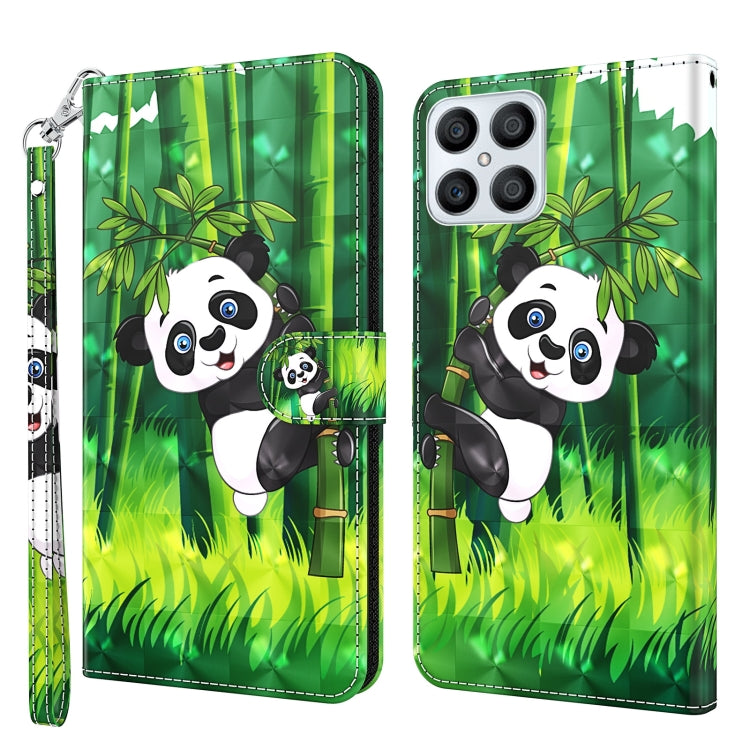 Modello di pittura 3D Custodia per telefono in TPU + PU, For Honor X8 4G, For Samsung Galaxy A23E