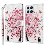 Modello di pittura 3D Custodia per telefono in TPU + PU, For Honor X8 4G, For Samsung Galaxy A23E