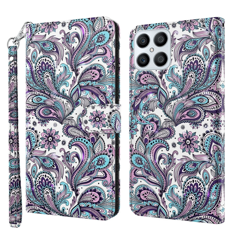 Modello di pittura 3D Custodia per telefono in TPU + PU, For Honor X8 4G, For Samsung Galaxy A23E