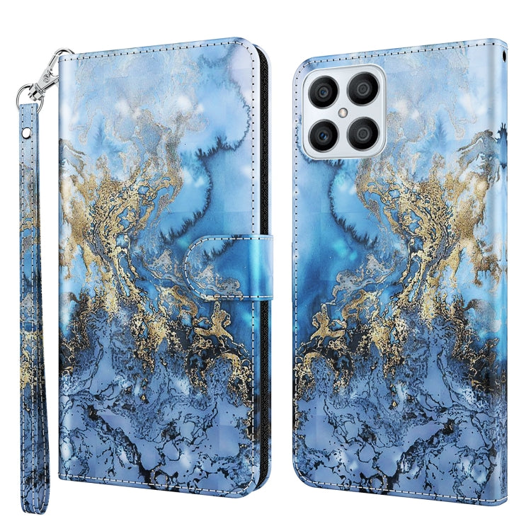Modello di pittura 3D Custodia per telefono in TPU + PU, For Honor X8 4G, For Samsung Galaxy A23E