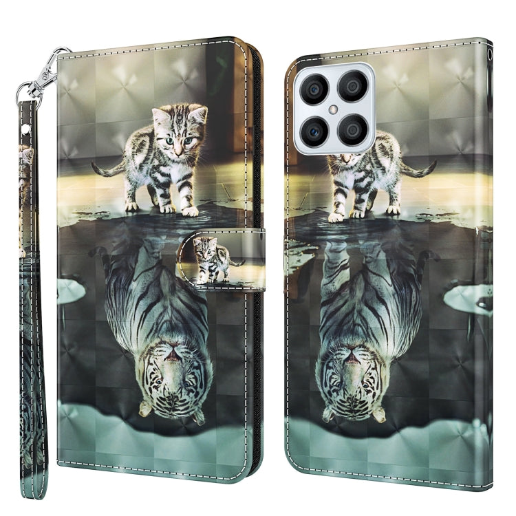 Modello di pittura 3D Custodia per telefono in TPU + PU, For Honor X8 4G, For Samsung Galaxy A23E