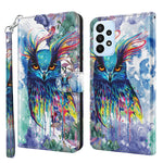 Modello di pittura 3D Custodia per telefono in TPU + PU, For Honor X8 4G, For Samsung Galaxy A23E