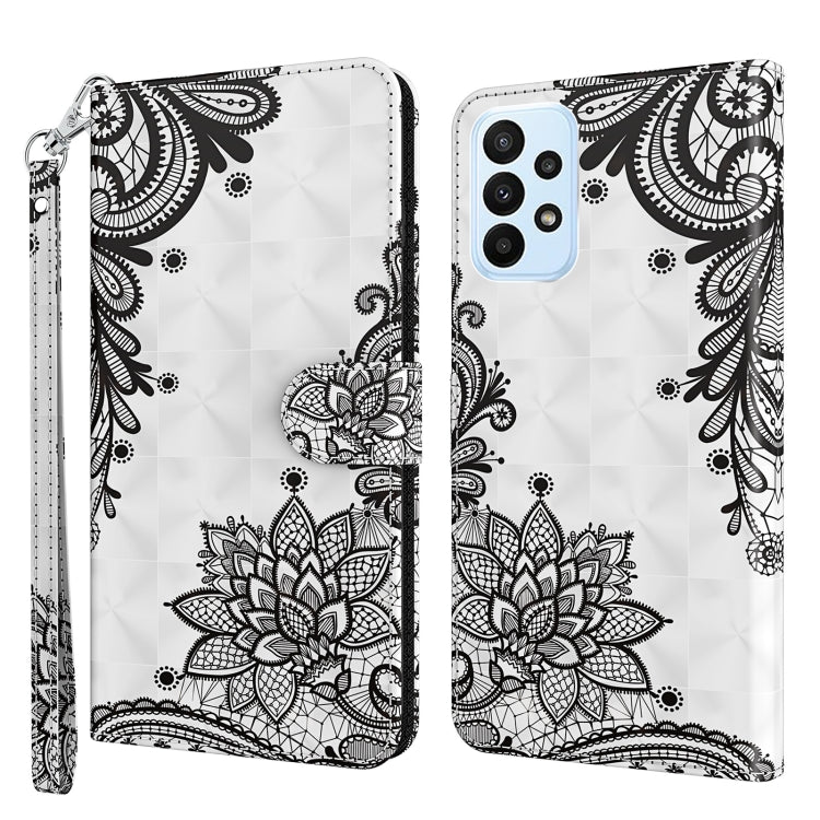 Modello di pittura 3D Custodia per telefono in TPU + PU, For Honor X8 4G, For Samsung Galaxy A23E