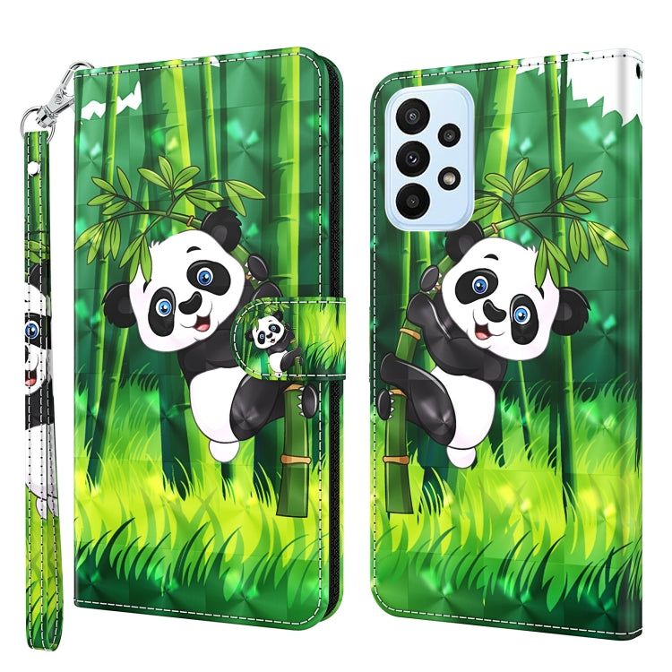 Modello di pittura 3D Custodia per telefono in TPU + PU, For Honor X8 4G, For Samsung Galaxy A23E