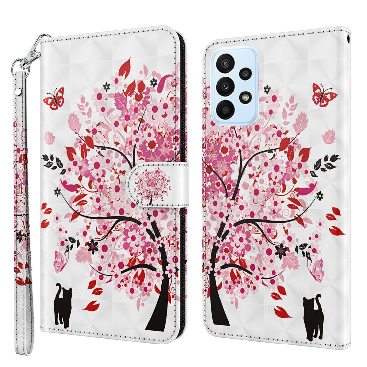 Modello di pittura 3D Custodia per telefono in TPU + PU, For Honor X8 4G, For Samsung Galaxy A23E