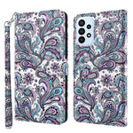 Modello di pittura 3D Custodia per telefono in TPU + PU, For Honor X8 4G, For Samsung Galaxy A23E