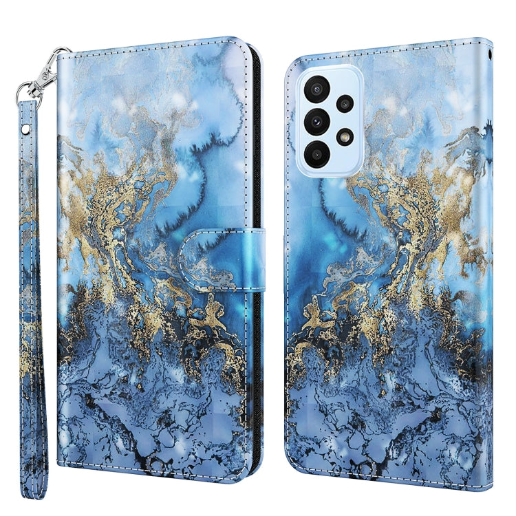 Modello di pittura 3D Custodia per telefono in TPU + PU, For Honor X8 4G, For Samsung Galaxy A23E