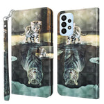 Modello di pittura 3D Custodia per telefono in TPU + PU, For Honor X8 4G, For Samsung Galaxy A23E