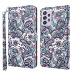 Modello di pittura 3D Custodia per telefono in TPU + PU, For Xiaomi Redmi A1 2022, For Samsung Galaxy A04S / A13 / A13 5G
