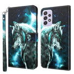 Modello di pittura 3D Custodia per telefono in TPU + PU, For Xiaomi Redmi A1 2022, For Samsung Galaxy A04S / A13 / A13 5G