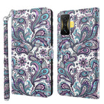 Modello di pittura 3D Custodia per telefono in TPU + PU, For Xiaomi Poco F4, For Xiaomi Poco F4 GT