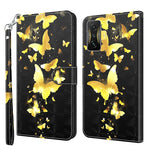 Modello di pittura 3D Custodia per telefono in TPU + PU, For Xiaomi Poco F4, For Xiaomi Poco F4 GT