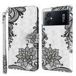 Modello di pittura 3D Custodia per telefono in TPU + PU, For Xiaomi Poco M5, For Xiaomi Poco M5S/Redmi Note 10/Note 10S