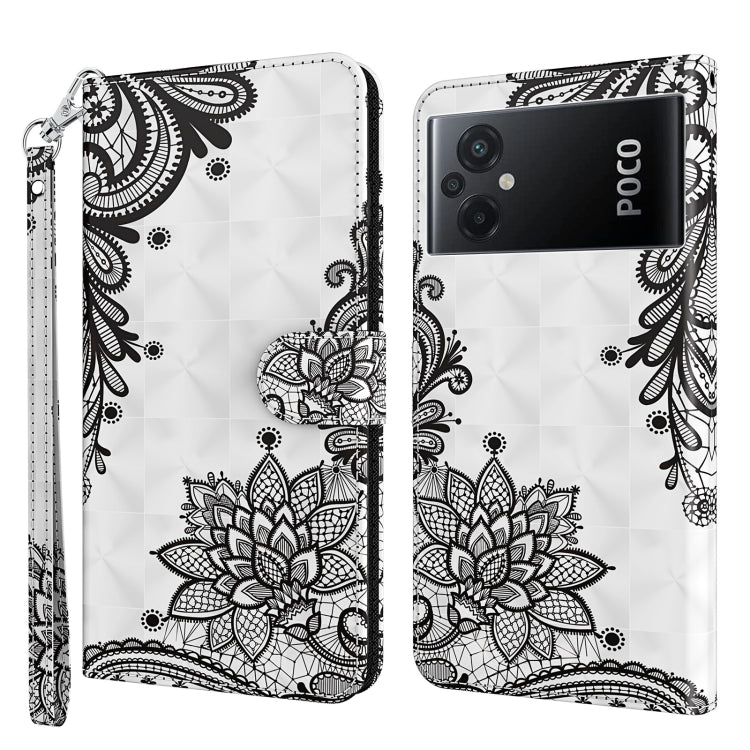 Modello di pittura 3D Custodia per telefono in TPU + PU, For Xiaomi Poco M5, For Xiaomi Poco M5S/Redmi Note 10/Note 10S