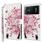 Modello di pittura 3D Custodia per telefono in TPU + PU, For Xiaomi Poco M5, For Xiaomi Poco M5S/Redmi Note 10/Note 10S