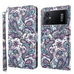 Modello di pittura 3D Custodia per telefono in TPU + PU, For Xiaomi Poco M5, For Xiaomi Poco M5S/Redmi Note 10/Note 10S