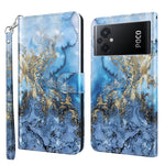Modello di pittura 3D Custodia per telefono in TPU + PU, For Xiaomi Poco M5, For Xiaomi Poco M5S/Redmi Note 10/Note 10S