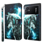 Modello di pittura 3D Custodia per telefono in TPU + PU, For Xiaomi Poco M5, For Xiaomi Poco M5S/Redmi Note 10/Note 10S
