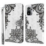 Modello di pittura 3D Custodia per telefono in TPU + PU, For Xiaomi Poco M5, For Xiaomi Poco M5S/Redmi Note 10/Note 10S
