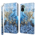 Modello di pittura 3D Custodia per telefono in TPU + PU, For Xiaomi Poco M5, For Xiaomi Poco M5S/Redmi Note 10/Note 10S