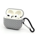 Custodia protettiva in TPU con trama intrecciata, For AirPods 3, For AirPods Pro, For AirPods 2 / 1