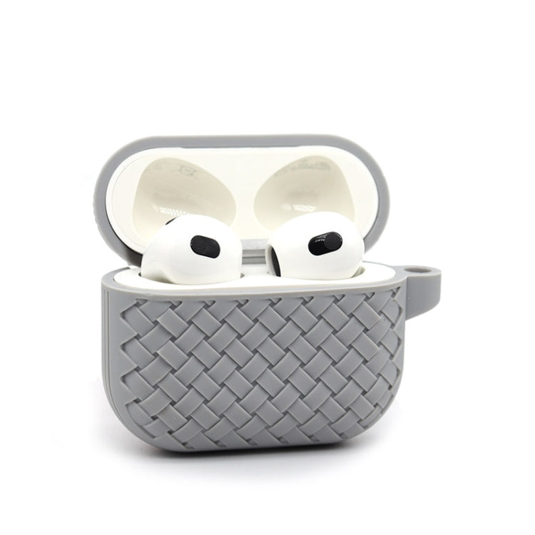 Custodia protettiva in TPU con trama intrecciata, For AirPods 3, For AirPods Pro, For AirPods 2 / 1