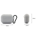 Custodia protettiva in TPU con trama intrecciata, For AirPods 3, For AirPods Pro, For AirPods 2 / 1