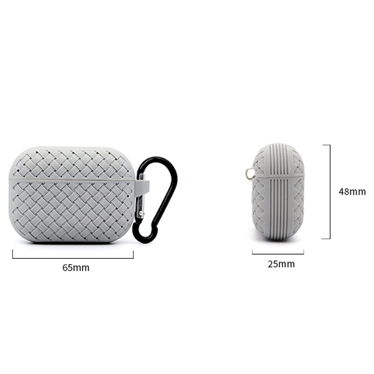 Custodia protettiva in TPU con trama intrecciata, For AirPods 3, For AirPods Pro, For AirPods 2 / 1
