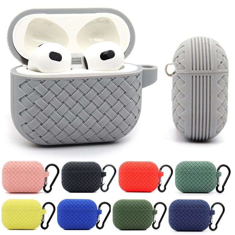 Custodia protettiva in TPU con trama intrecciata, For AirPods 3, For AirPods Pro, For AirPods 2 / 1