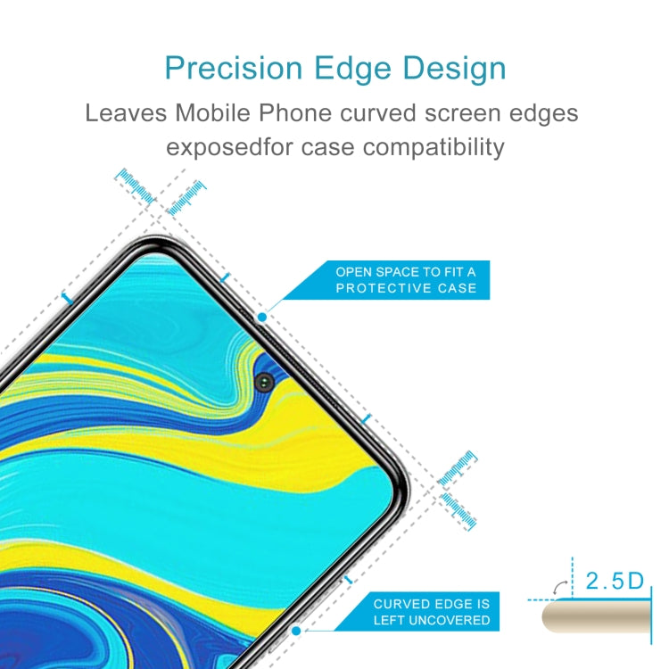0.26mm 9H Durezza superficiale 2.5D Vetro temperato antideflagrante Pellicola non a schermo intero, For Xiaomi Redmi Note 9 Pro, For Xiaomi Redmi Note 9 Pro Max, For Xiaomi Redmi K30, For Xiaomi MI 10 (1 PC), For Xiaomi MI 10 Pro (1 PCS)               ...