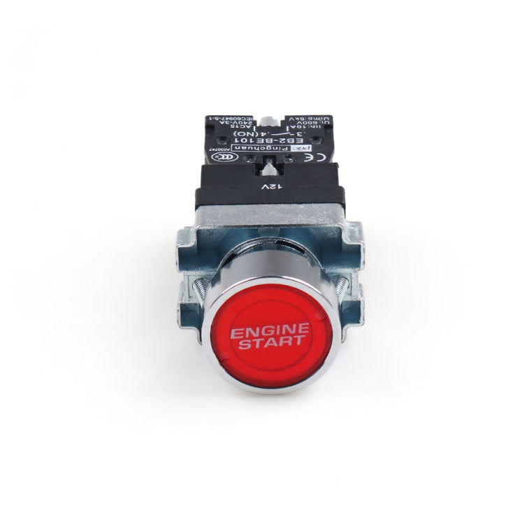 Pulsante interruttore di accensione avviamento motore 12V 10A, 12V 10A
