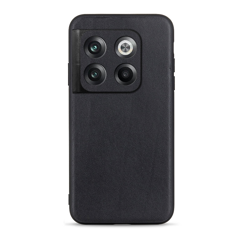 Custodia per telefono in vera pelle con trama in pelle di agnello, For OnePlus Ace Pro / 10T
