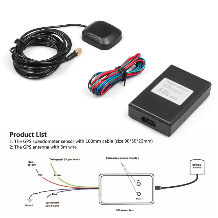 Kit segnale antenna sensore tachimetro GPS per auto retrofit, GPS Speedometer Sensor