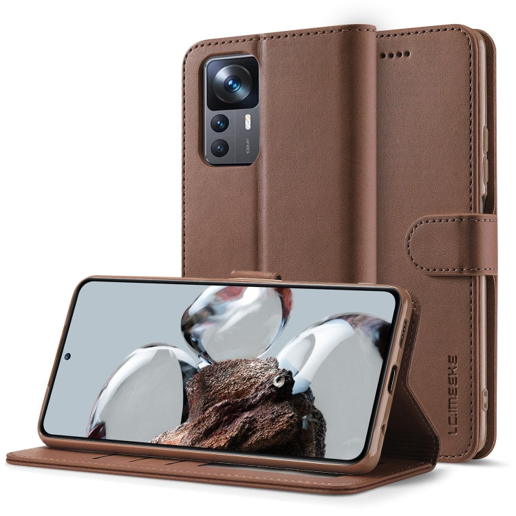 LC.IMEEKE Custodia per cellulare in pelle di vitello, For Samsung Galaxy A23e, For Xiaomi 12T / 12T Pro, For Xiaomi Redmi 9C