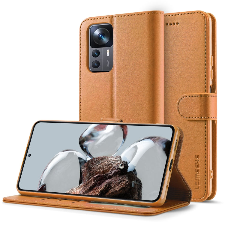 LC.IMEEKE Custodia per cellulare in pelle di vitello, For Samsung Galaxy A23e, For Xiaomi 12T / 12T Pro, For Xiaomi Redmi 9C