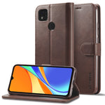 LC.IMEEKE Custodia per cellulare in pelle di vitello, For Samsung Galaxy A23e, For Xiaomi 12T / 12T Pro, For Xiaomi Redmi 9C