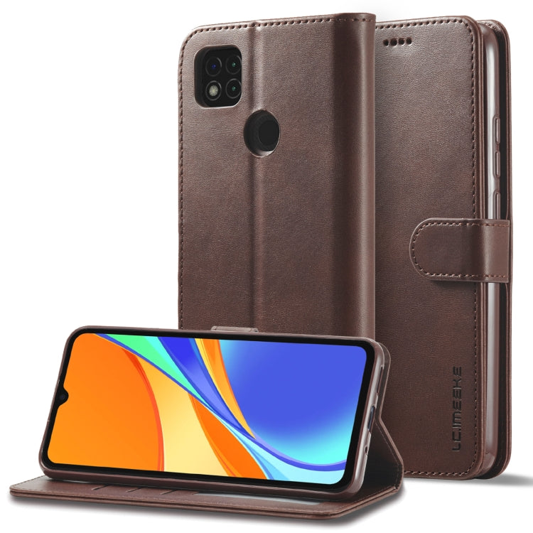 LC.IMEEKE Custodia per cellulare in pelle di vitello, For Samsung Galaxy A23e, For Xiaomi 12T / 12T Pro, For Xiaomi Redmi 9C