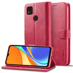 LC.IMEEKE Custodia per cellulare in pelle di vitello, For Samsung Galaxy A23e, For Xiaomi 12T / 12T Pro, For Xiaomi Redmi 9C