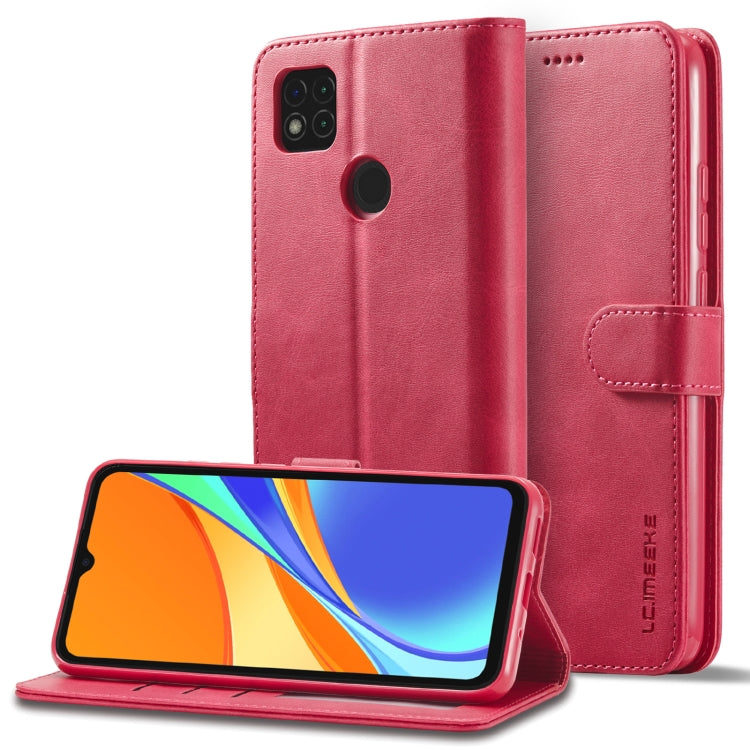 LC.IMEEKE Custodia per cellulare in pelle di vitello, For Samsung Galaxy A23e, For Xiaomi 12T / 12T Pro, For Xiaomi Redmi 9C