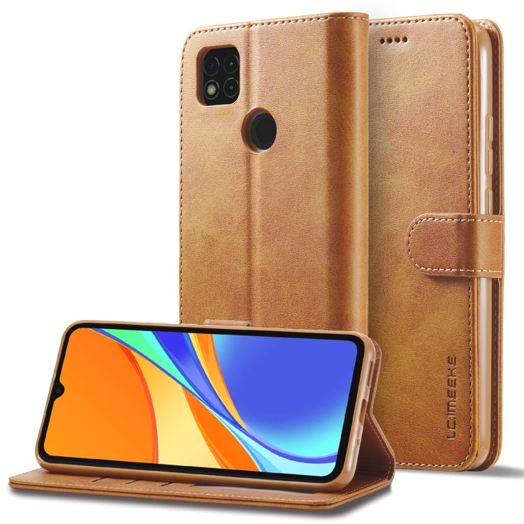 LC.IMEEKE Custodia per cellulare in pelle di vitello, For Samsung Galaxy A23e, For Xiaomi 12T / 12T Pro, For Xiaomi Redmi 9C