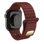 Silicone traspirante e delicato sulla pelle per Apple Watch, Ultra 49mm / Series 8&7 45mm / SE   2&6&SE&5&4 44mm / 3&2&1 42mm, Series 8&7 41mm / SE 2&6&SE&5&4 40mm /   3&2&1 38mm