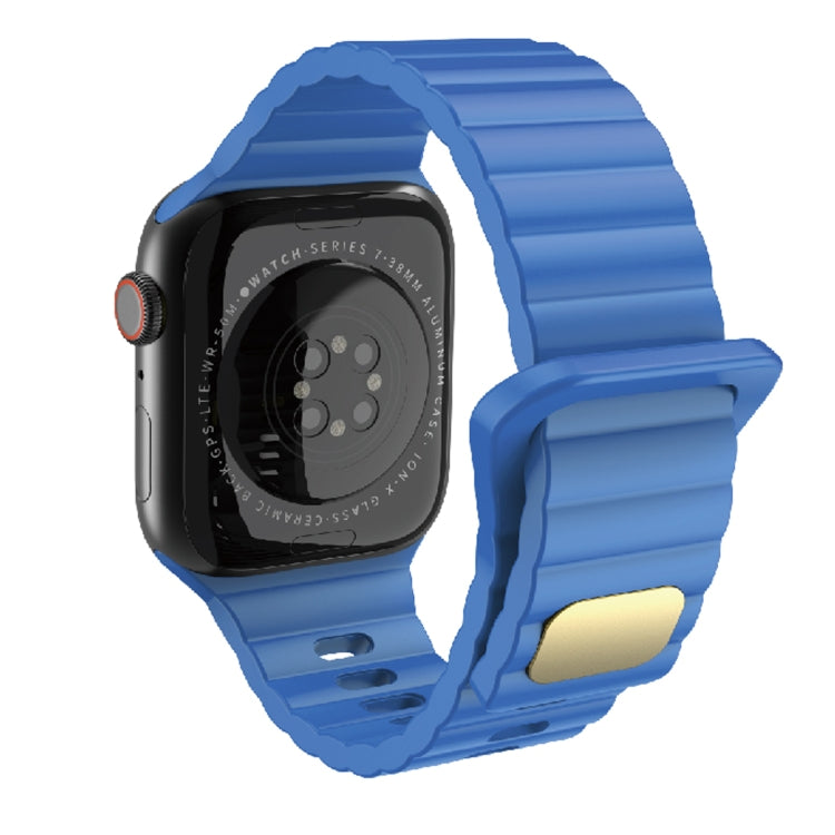 Silicone traspirante e delicato sulla pelle per Apple Watch, Ultra 49mm / Series 8&7 45mm / SE   2&6&SE&5&4 44mm / 3&2&1 42mm, Series 8&7 41mm / SE 2&6&SE&5&4 40mm /   3&2&1 38mm