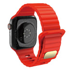 Silicone traspirante e delicato sulla pelle per Apple Watch, Ultra 49mm / Series 8&7 45mm / SE   2&6&SE&5&4 44mm / 3&2&1 42mm, Series 8&7 41mm / SE 2&6&SE&5&4 40mm /   3&2&1 38mm