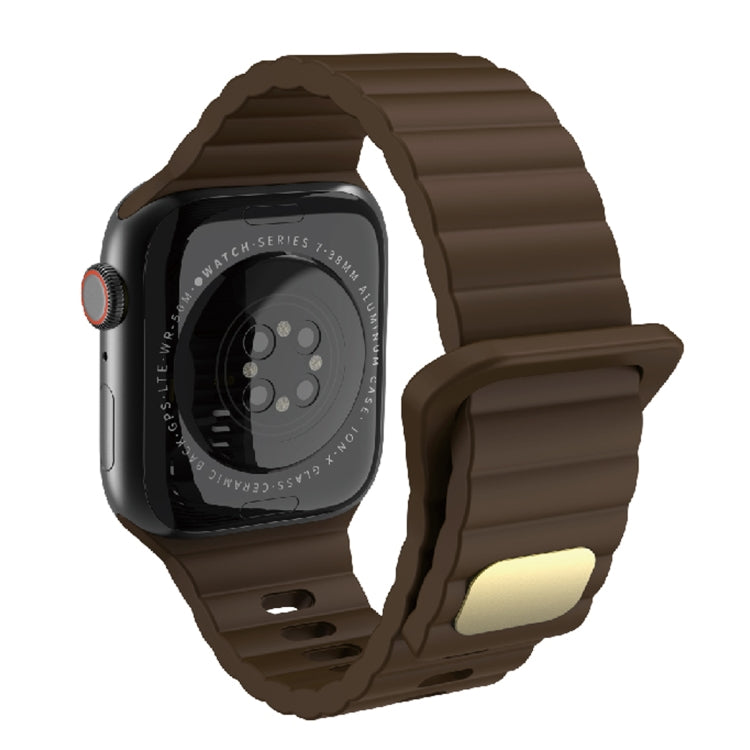 Silicone traspirante e delicato sulla pelle per Apple Watch, Ultra 49mm / Series 8&7 45mm / SE   2&6&SE&5&4 44mm / 3&2&1 42mm, Series 8&7 41mm / SE 2&6&SE&5&4 40mm /   3&2&1 38mm
