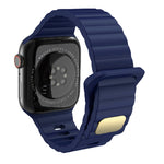 Silicone traspirante e delicato sulla pelle per Apple Watch, Ultra 49mm / Series 8&7 45mm / SE   2&6&SE&5&4 44mm / 3&2&1 42mm, Series 8&7 41mm / SE 2&6&SE&5&4 40mm /   3&2&1 38mm
