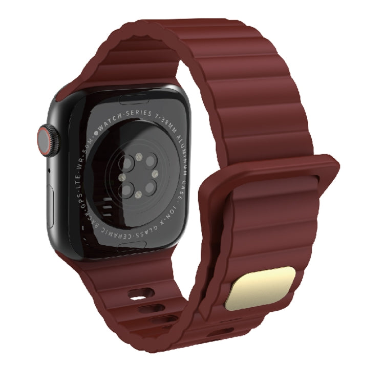 Silicone traspirante e delicato sulla pelle per Apple Watch, Ultra 49mm / Series 8&7 45mm / SE   2&6&SE&5&4 44mm / 3&2&1 42mm, Series 8&7 41mm / SE 2&6&SE&5&4 40mm /   3&2&1 38mm