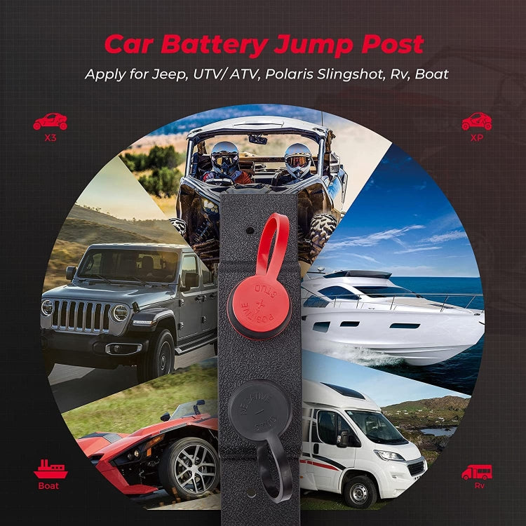 Avviatore a ponticello per batteria per auto, 0.7cm, 1.2cm