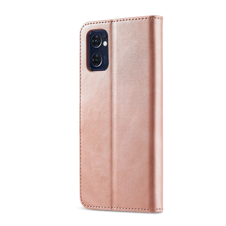 LC.IMEEKE Custodia per cellulare in pelle di vitello, For OPPO A77 5G / A97 5G / Realme V23