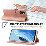 LC.IMEEKE Custodia per cellulare in pelle di vitello, For OPPO A77 5G / A97 5G / Realme V23