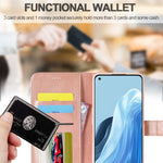 LC.IMEEKE Custodia per cellulare in pelle di vitello, For OPPO A77 5G / A97 5G / Realme V23